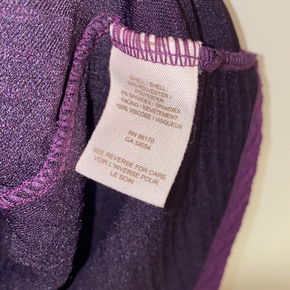 Free People Medium Violet Purple Crisscross Back Midi Dress - Picture 9 of 9